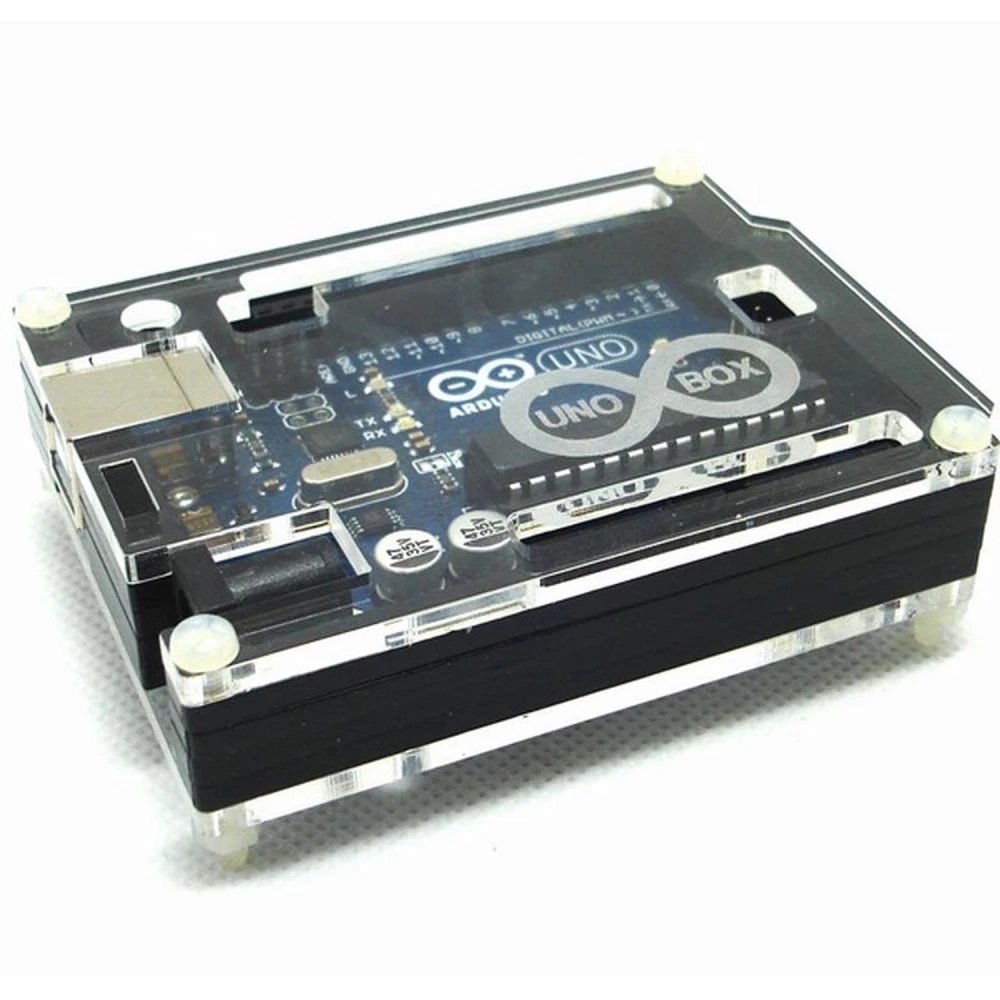 Custodia protettiva in acrilico per Arduino Uno - protezione e design satkit