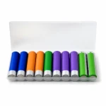 Contenitore Porta Batterie 10× 18650 Plastica Trasparente Grande Capacità