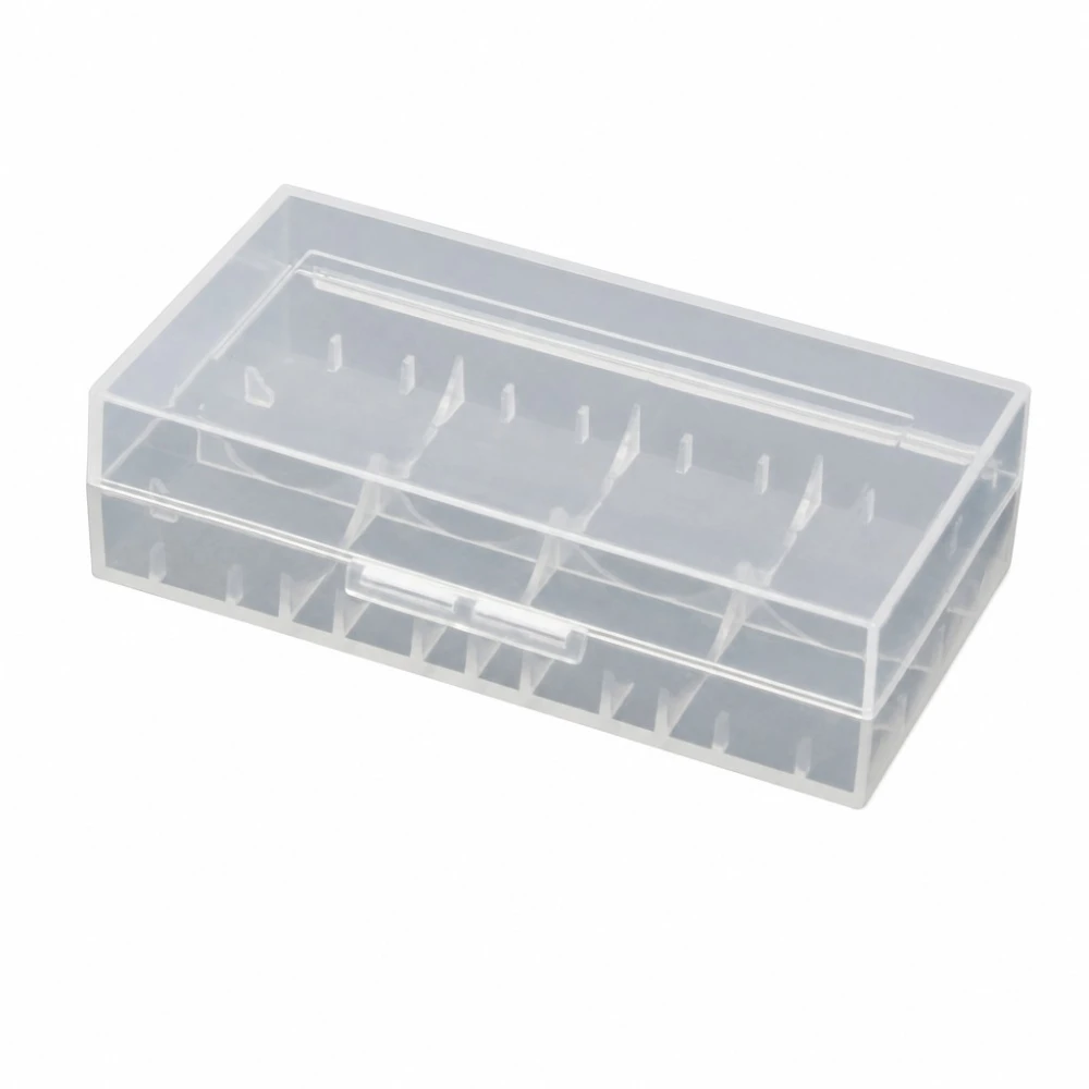 Contenitore Portabatterie 2× 20700 21700 Plastica Trasparente Custodia