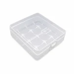Contenitore Portabatterie 4× 18650 Plastica Trasparente Stoccaggio Protezione
