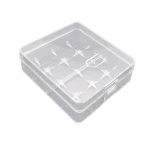 Contenitore Portabatterie 4× 18650 Plastica Trasparente Stoccaggio Protezione