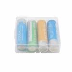 Contenitore Portabatterie 4× 18650 Plastica Trasparente Stoccaggio Protezione