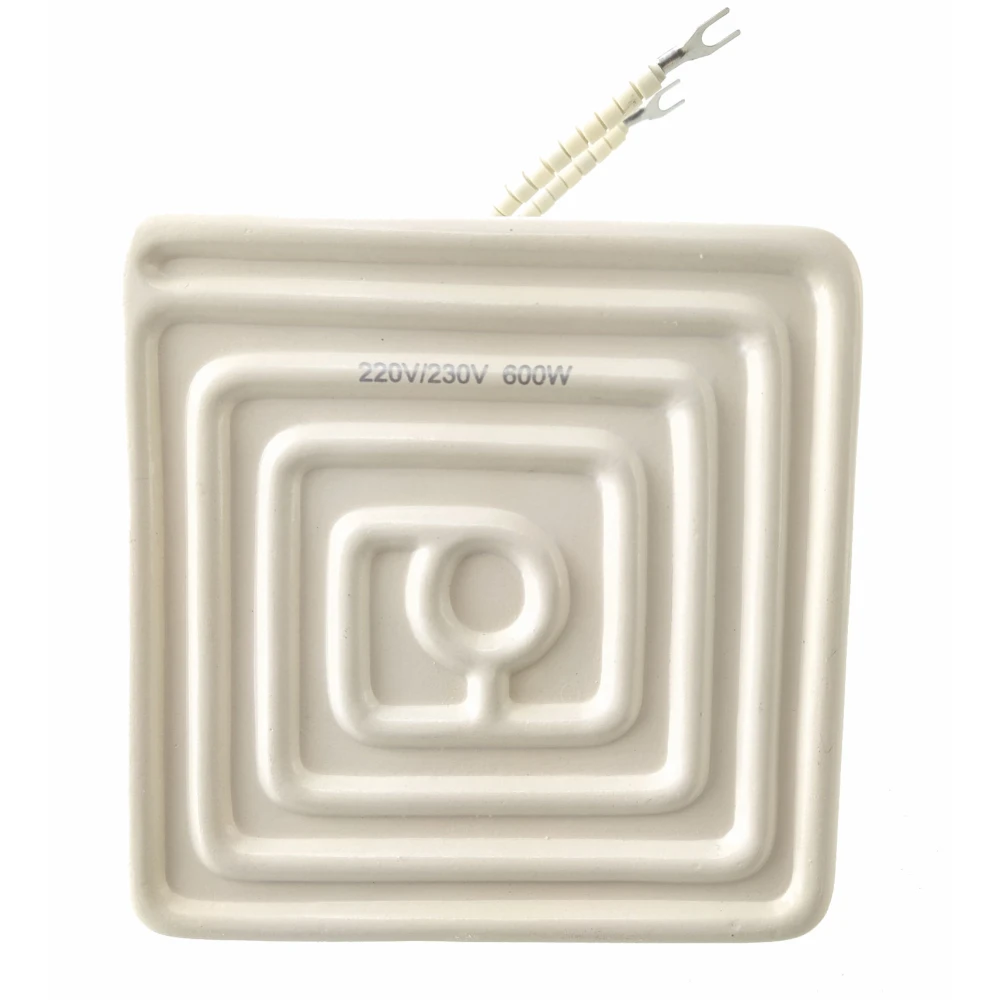 Riscaldatore IR ceramico 12x12cm 600w bianco per stazioni di saldatura Mlink