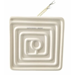 Riscaldatore IR ceramico 12x12cm 600w bianco per stazioni di saldatura Mlink