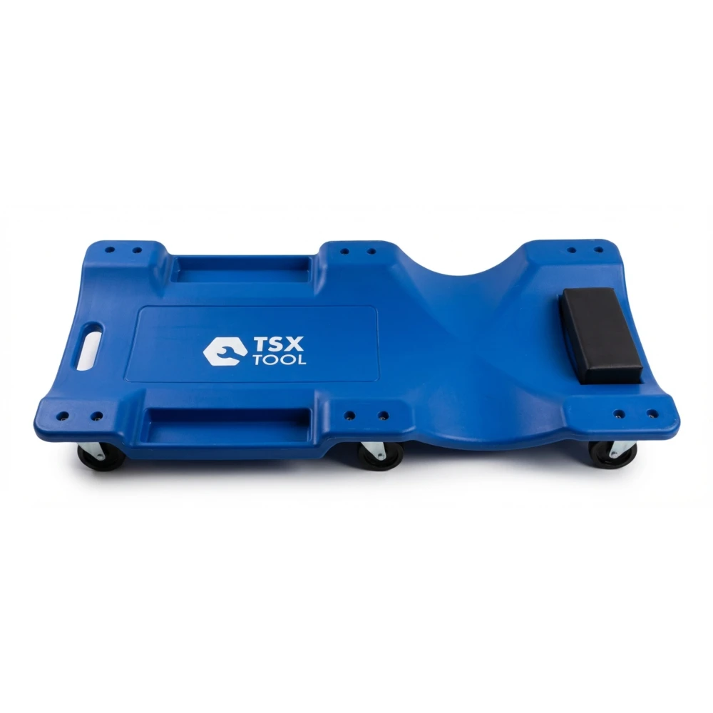 Carrello sdraio da officina con ruote in plastica resistente TSX TOOL
