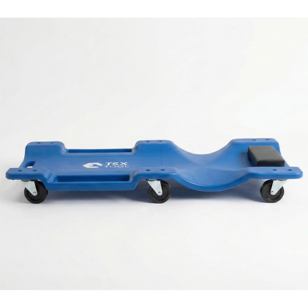 Carrello sdraio da officina con ruote in plastica resistente TSX TOOL