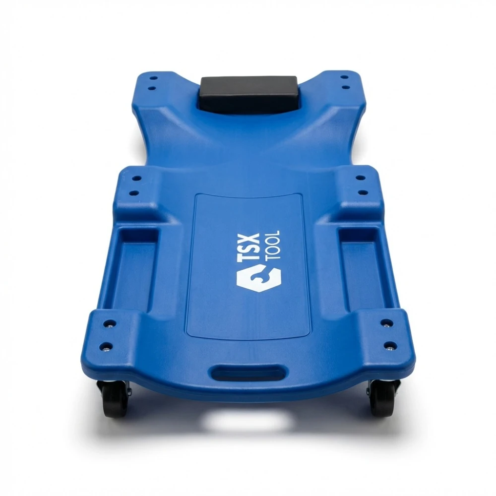 Carrello sdraio da officina con ruote in plastica resistente TSX TOOL