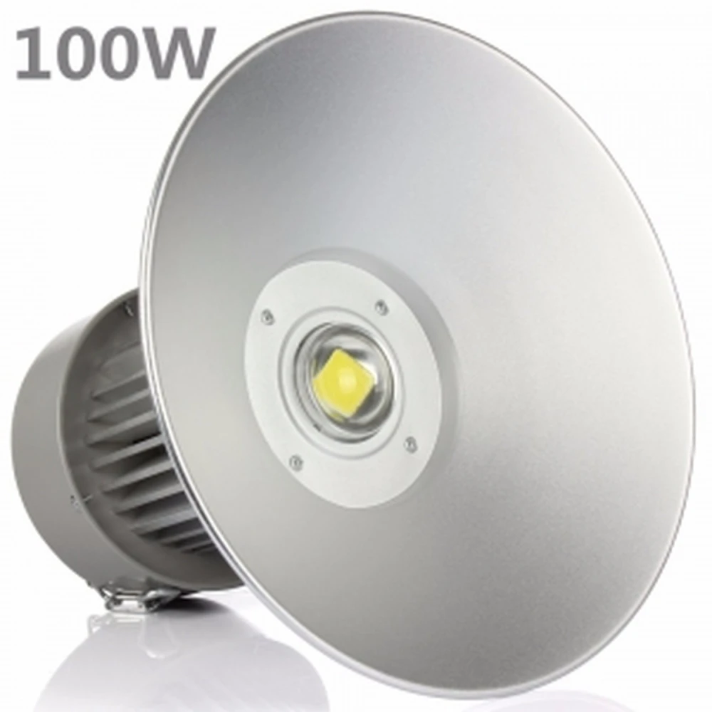 Campana industrial LED 100W 6000K luce brillante PF 0,95