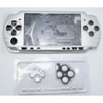 Cover completa PSP 2000 slim argento con pulsanti inclusi per riparazione