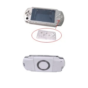 Scocca completa PSP bianca con pulsanti per riparazione e personalizzazione