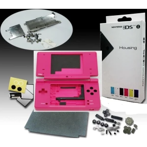 Cover rosa per Nintendo DSi - ricambio completo con pulsanti e viti