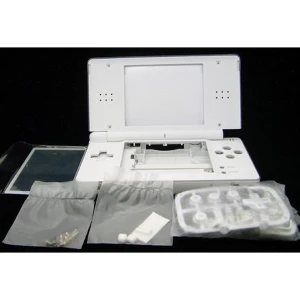 Scocca di ricambio Nintendo DS Lite bianca con pulsanti e accessori completi