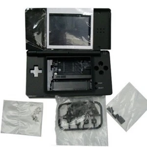 Scocca di ricambio Nintendo DS Lite nera per riparazione e tuning