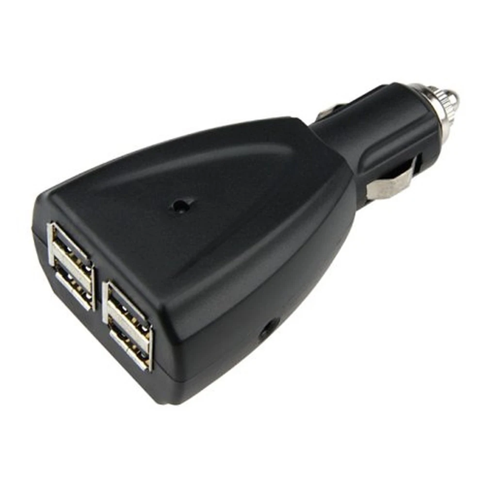 Caricatore auto USB 4 porte per ricarica multipla rapida ed efficiente