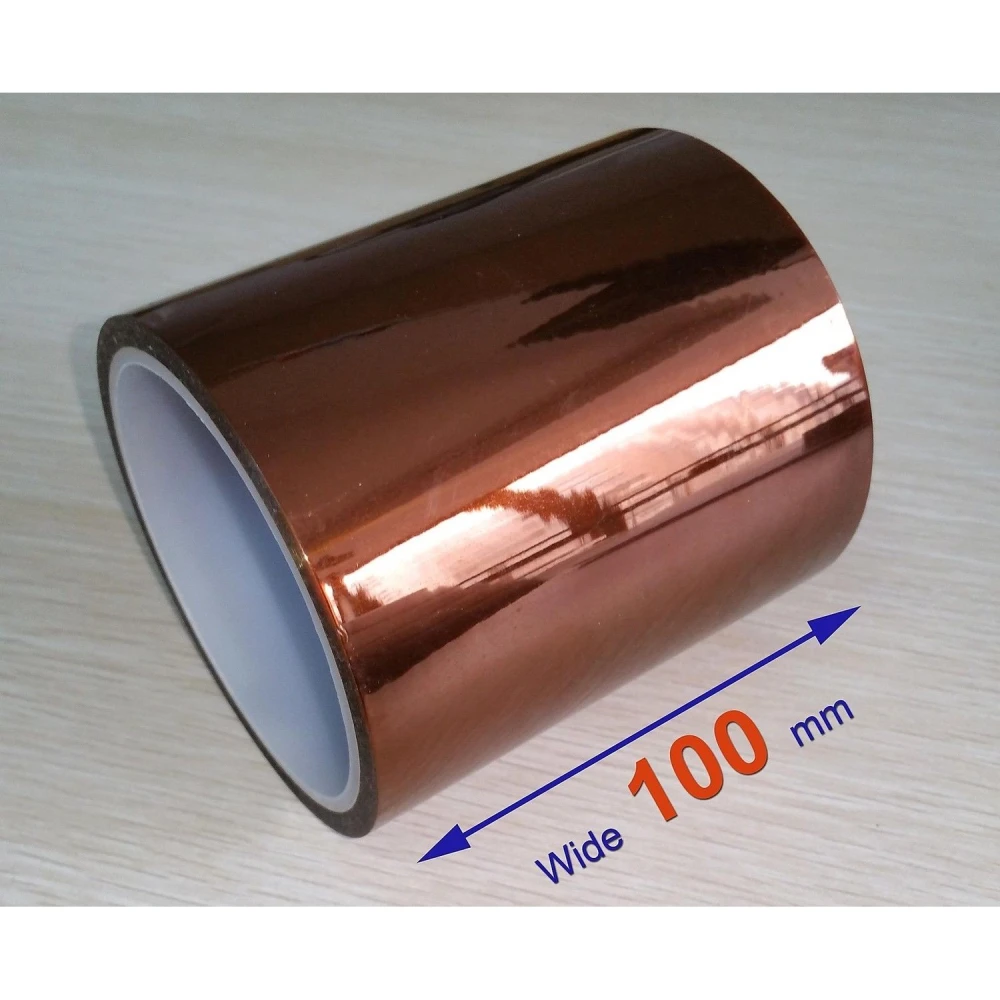 Nastro adesivo Kapton 100mm resistente al calore per saldatura e riparazione