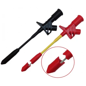 Clip isolati auto per test cablaggio con connessione banana