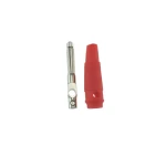 Connettore banana 4mm rosso BP4526 per cavi di misura Satkit