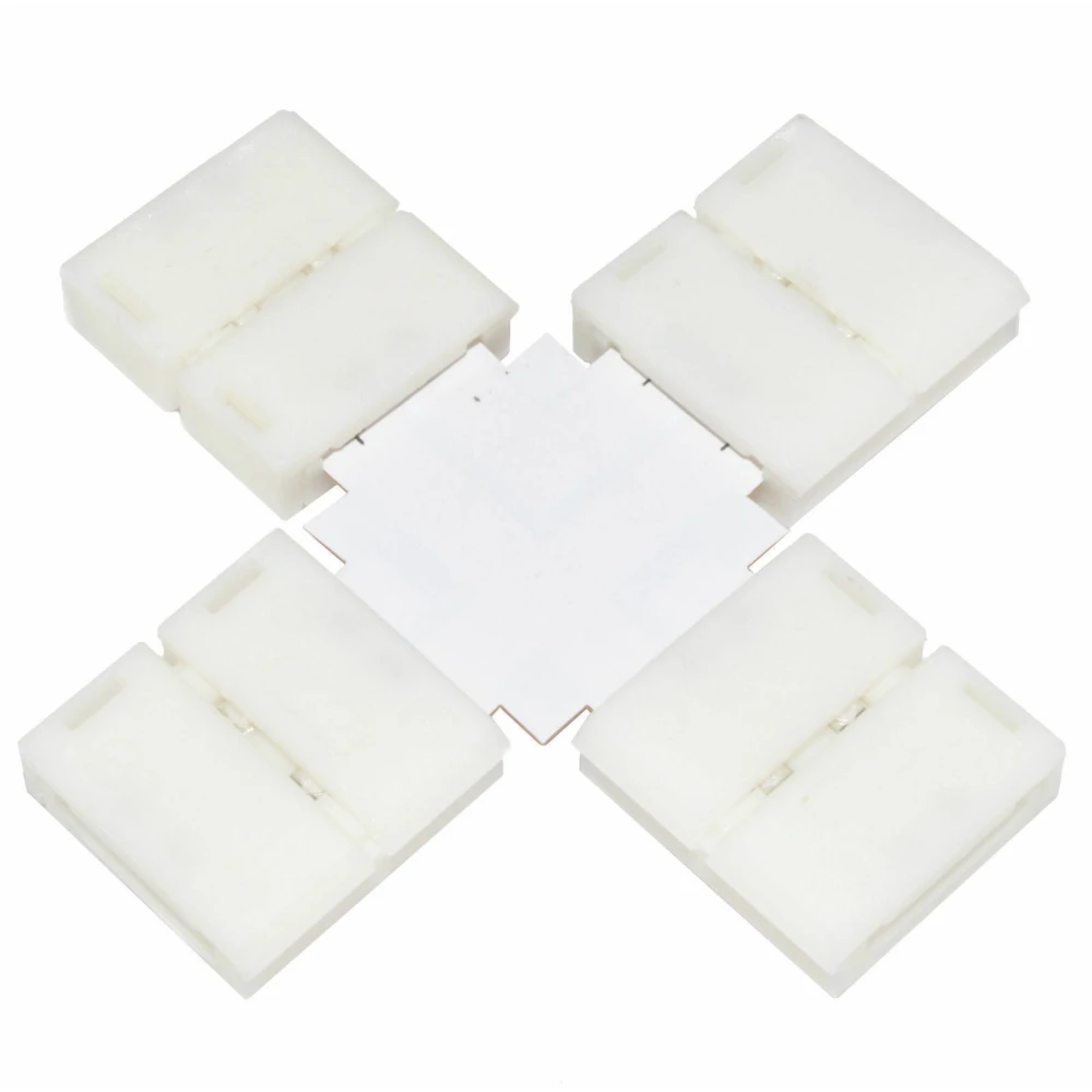 Connettore clip LED Forma-X 10mm 4Pin 5050 RGB per striscia LED