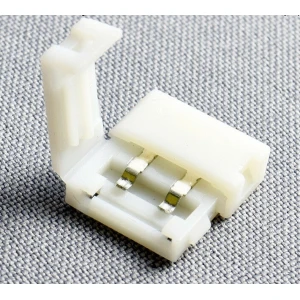 Connettore LED 2 pin 10mm 5050 per strisce LED