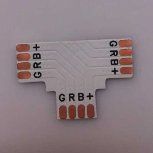 Connettore a T 5050 10mm 4 pin RGB per striscia LED