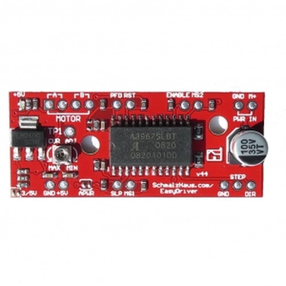 Driver Easydriver V4.4 A3967 per motori passo passo compatibile Arduino