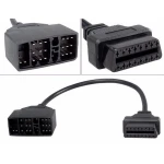Convertitore Toyota 22 pin a OBDII 16 pin per diagnosi auto
