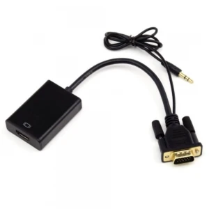 satkit Convertitore VGA a HDMI con audio per video e audio integrati