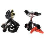 Detalle del medidor doble escala del comprobador CRI200 para inyectores diesel