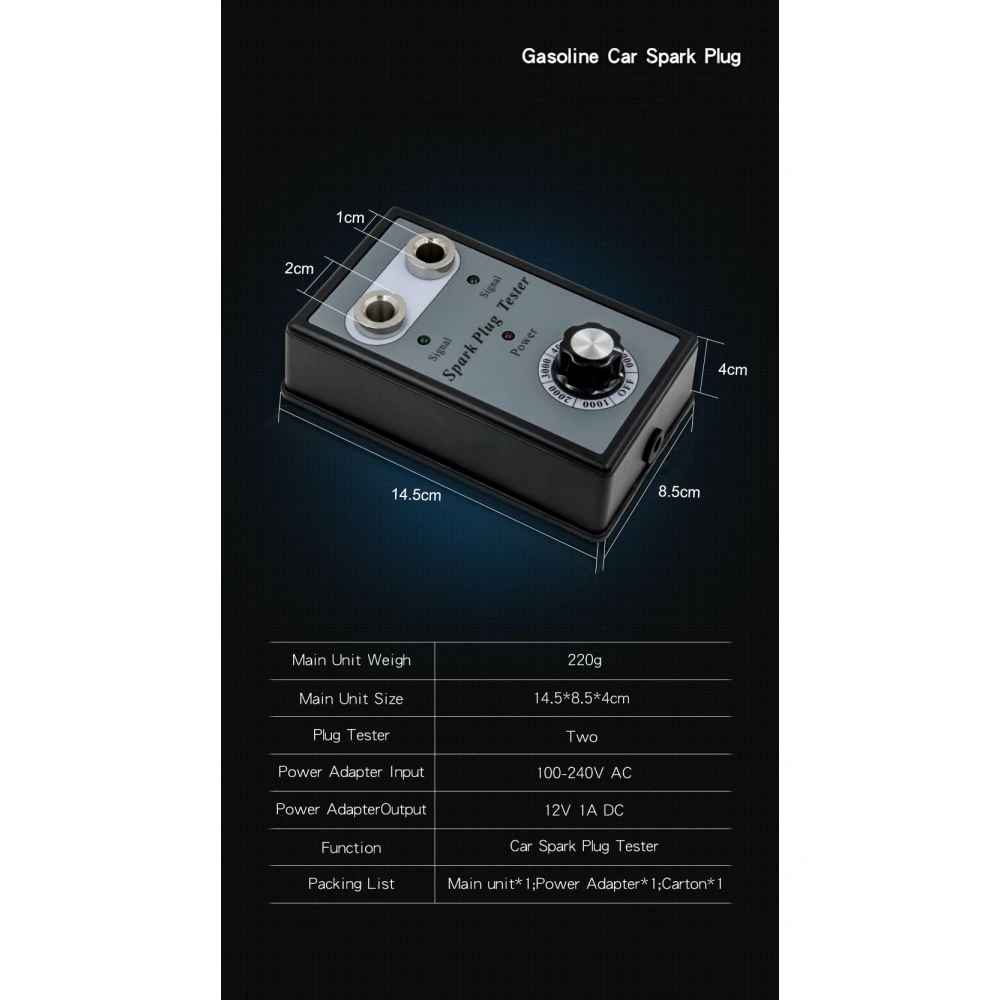 Tester candele doppio foro per auto - analizzatore accensione TSX TOOL