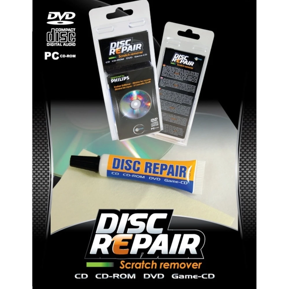 Disc Repair riparatore graffi per CD e DVD DISPLEX