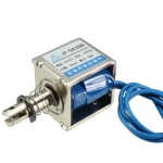 Elettromagnete 24V spingi-tira JF-0826B con ritorno a molla