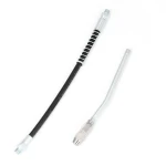 Pistola ingrassatrice manuale 600ml con pompa e tubo alta pressione