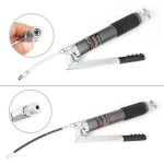 Pistola ingrassatrice manuale 600ml con pompa e tubo alta pressione