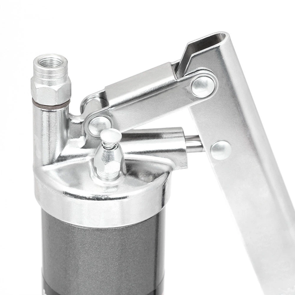 Pistola ingrassatrice manuale 600ml con pompa e tubo alta pressione