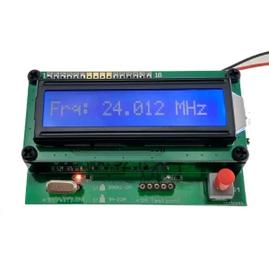 Strumento per testare e misurare cristalli al quarzo (30 kHz a 20 MHz)