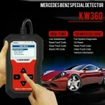 Scanner Diagnostico Mercedes Benz Konnwei KW360 12V Sistema Completo
