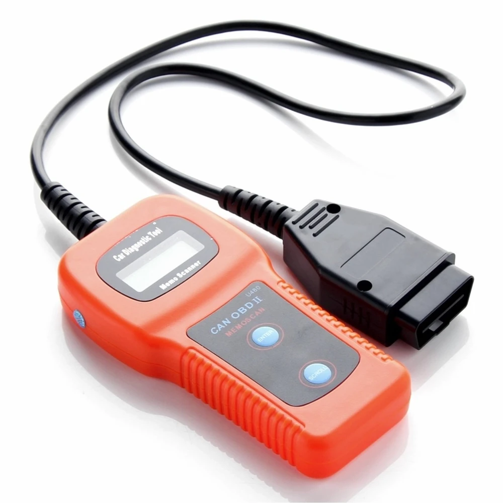Scanner diagnostico auto U480 OBD2 per lettura e cancellazione codici