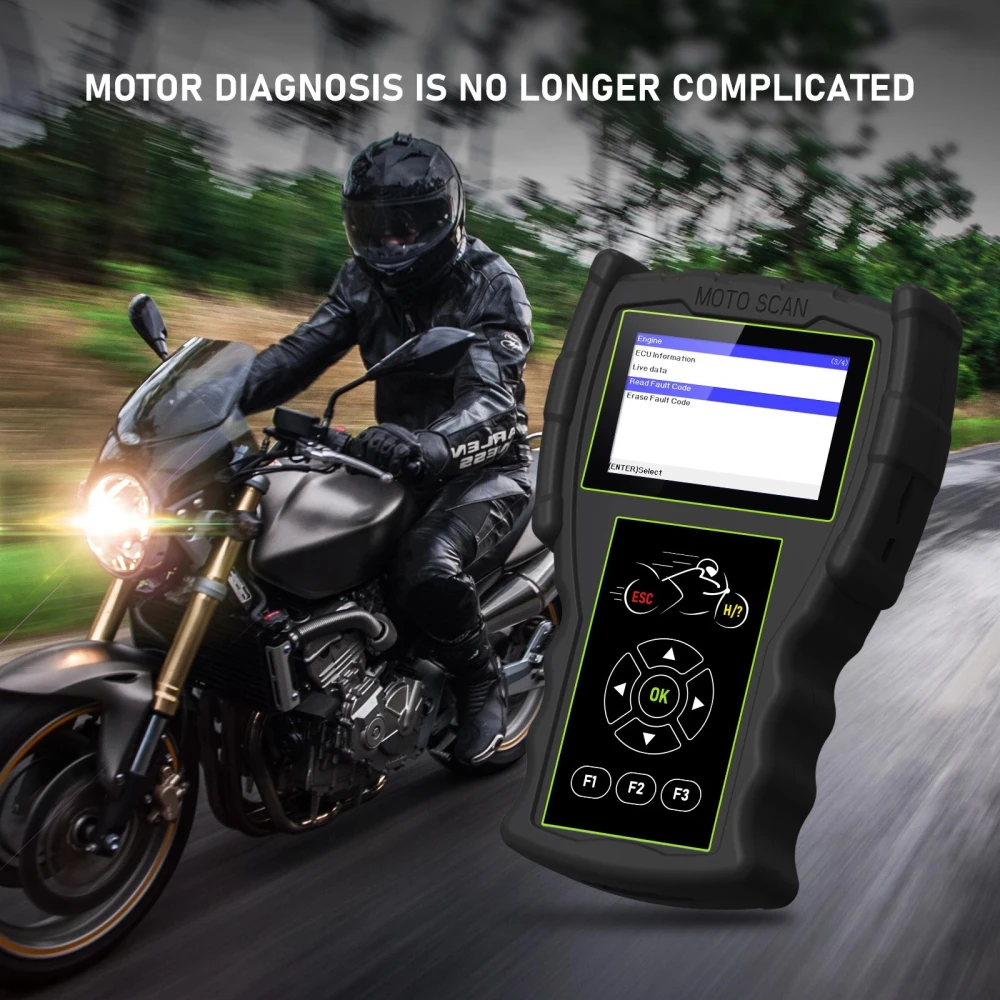 Scanner diagnostico moto OBD JDiag M100 Pro per moto KTM Honda Yamaha Kawasaki BMW