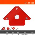 Squadra magnetica per saldare 120 mm con magnete potente