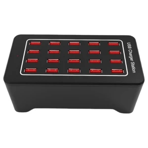 Stazione di ricarica USB 20 porte con IQ Charge - 100W e 2.4A per porta