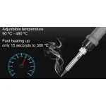 Stazione saldante digitale Mlink S1 60W con display LED e blocco temperatura