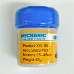 Pasta saldante Mechanic XG-50 Sn63/Pb37 (10CC - 42GR) per riparazioni elettroniche