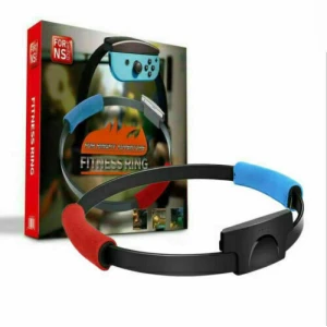 Fitness Ring per Nintendo Switch Joy-Con con fascia sportiva regolabile per esercizio