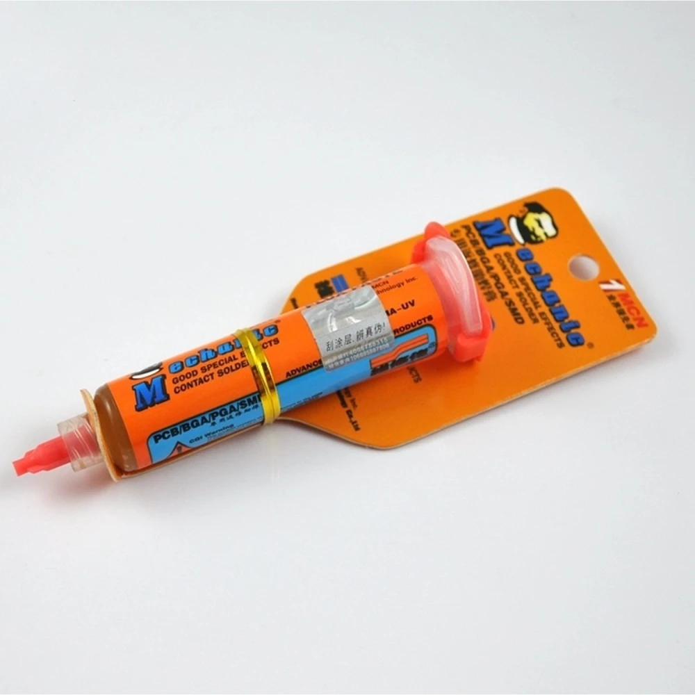 Flux per saldatura Mechanic RMA-AV10 10cc per applicazioni elettroniche