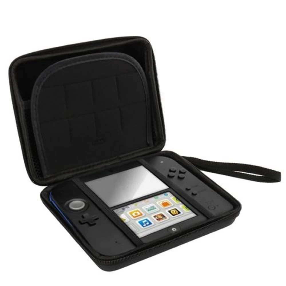 Custodia rigida Nintendo 2DS con zip per trasporto