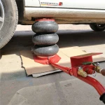 Cric pneumatico 3 tonnellate a triplo cuscino d'aria per auto