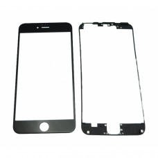 Schermo frontale esterno di ricambio in vetro nero per Iphone 6Splus 5,5  + bezzel adesivo. LCD REPAIR TOOLS  4.00 euro - satkit
