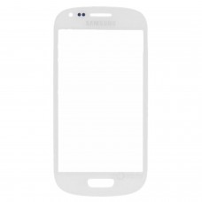 Schermo Anteriore Esterno Sostitutivo Bianco Vetro Per Samsung Galaxy S3 Mini