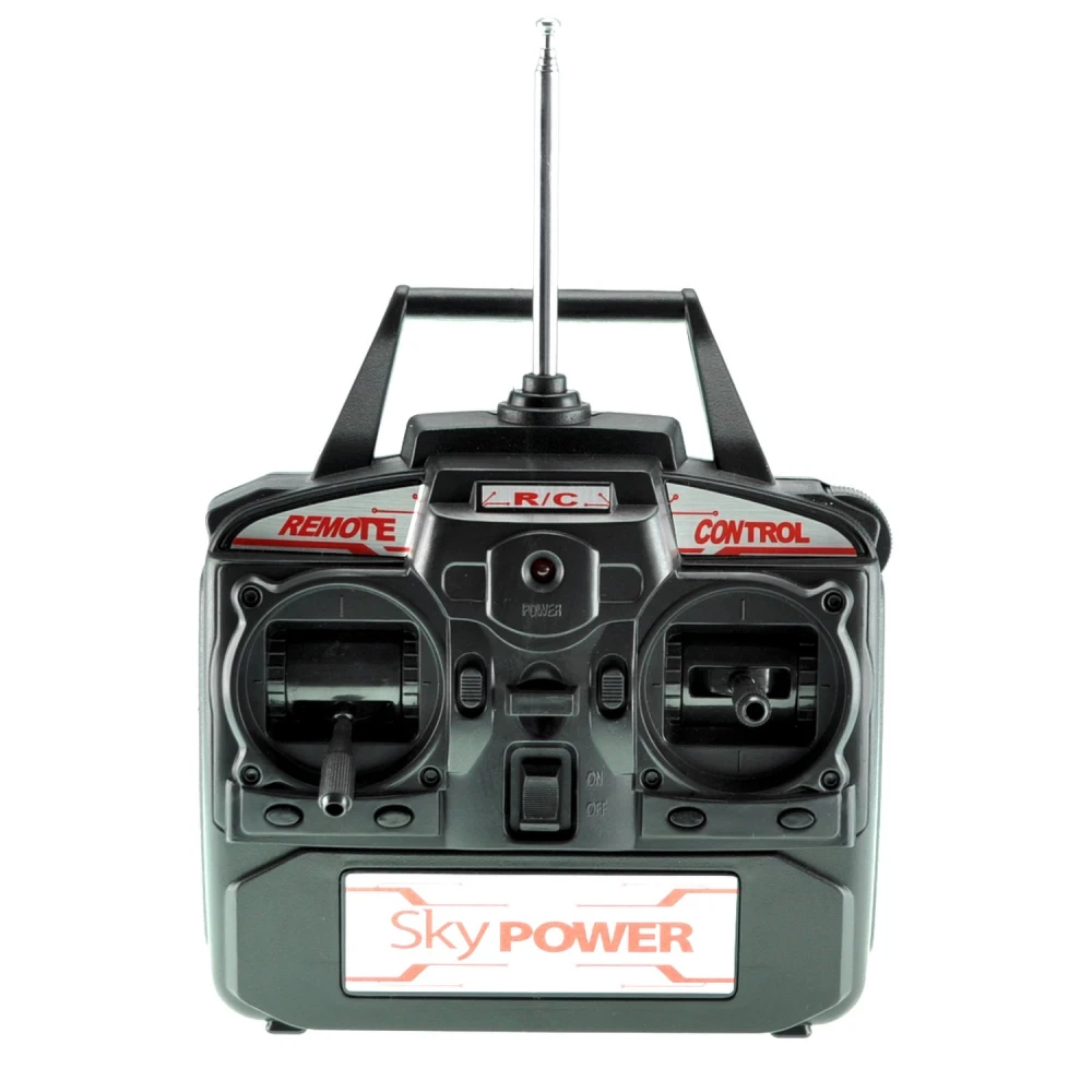 Kit completo del helicoptero DH8001 rojo con accesorios incluidos