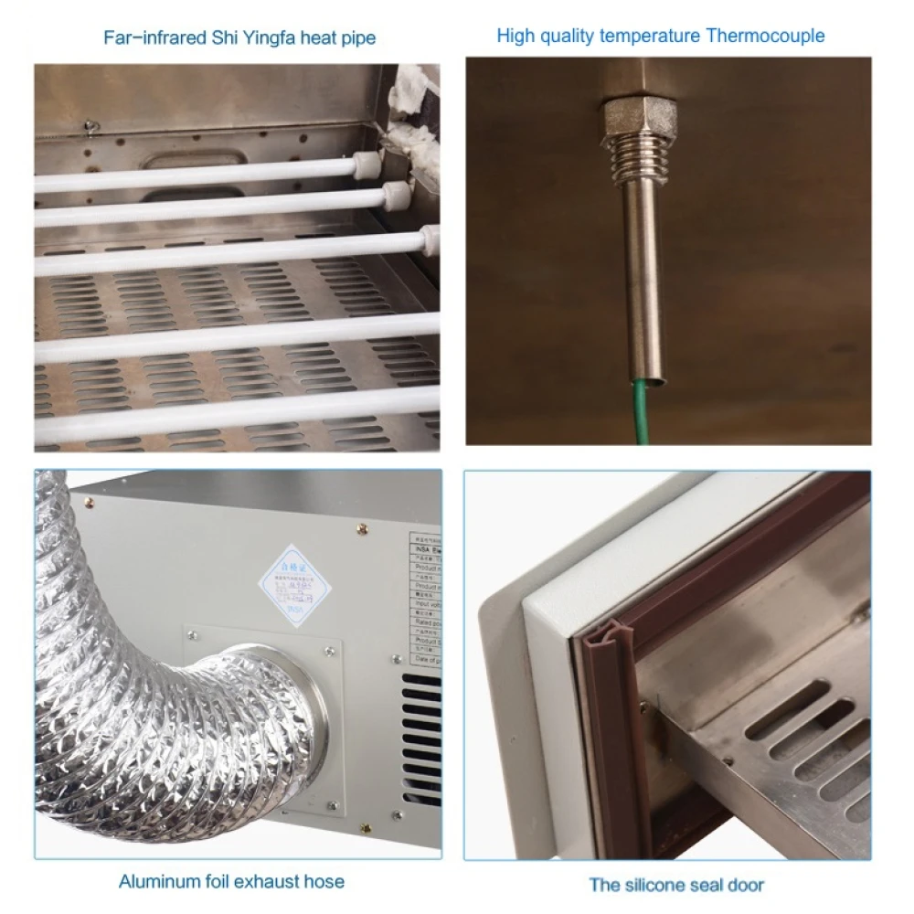 Forno di rifusione a infrarossi INSA M962D con controllo automatico